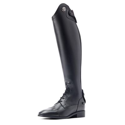 Women's Ravello Tall Riding Boots in Black Calf Leather, Size: 6.5 B / Medium Full by Ariat