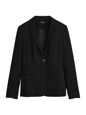 Women's Razor Crepe Blazer - Black - Size 4