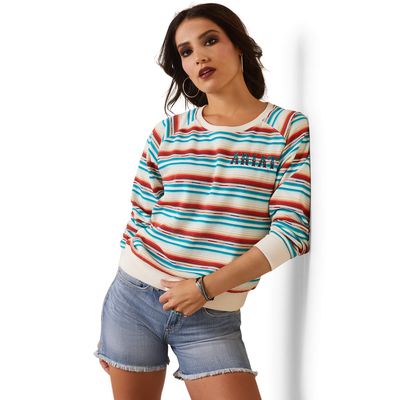 Women's REAL Rosa Serape Sweatshirt, Size: XS by Ariat