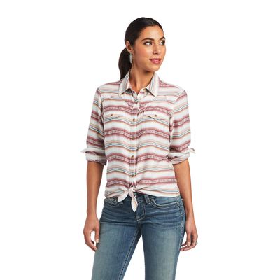 Women's REAL Rosewood Shirt in Jacquard, Size: XS by Ariat