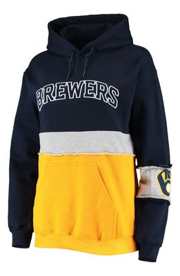 Women's Refried Apparel Navy Milwaukee Brewers Sustainable Pullover Hoodie