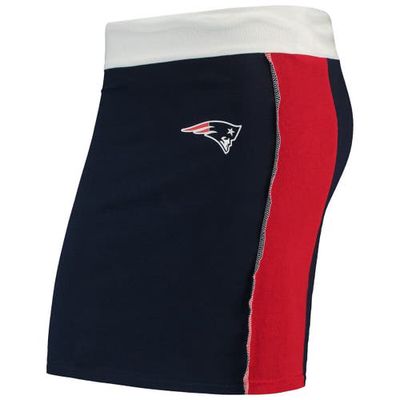Women's Refried Apparel Navy New England Patriots Sustainable Short Skirt