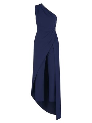 Women's Riley Walk Thru Crepe Jumpsuit - Midnight - Size 0 - Midnight - Size 0