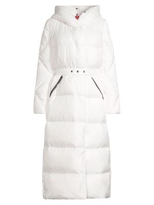 Women's Samnaun MQE Puffer Coat - White - Size 6 - White - Size 6