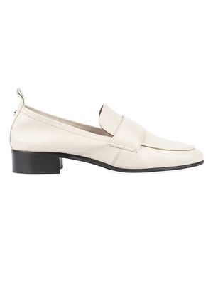 Women's Shivani Nappa Leather Loafers - Ivory - Size 8