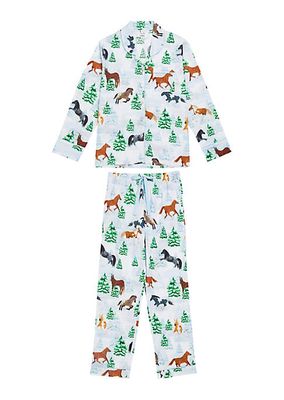 Women's Skydog Long Pajama Set