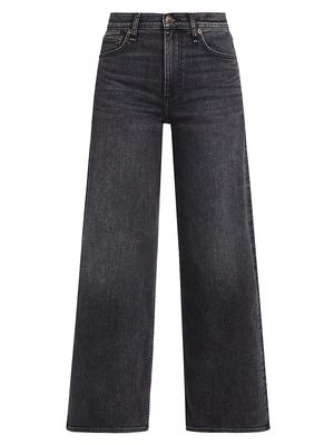 Women's Sofie Wide-Leg Cropped Jeans - Marlene - Size 28