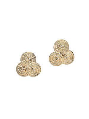 Women's Sonia Gold-Plated Whirlpool Earrings