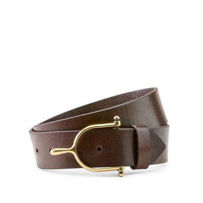 Women's Spur II Belt in Chocolate Leather