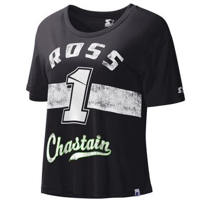 Women's Starter Black Ross Chastain Record Setter T-Shirt