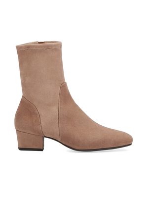 Women's Stassi Suede Ankle Boots - Taupe - Size 8.5