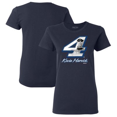 Women's Stewart-Haas Racing Team Collection Navy Kevin Harvick Driver T-Shirt