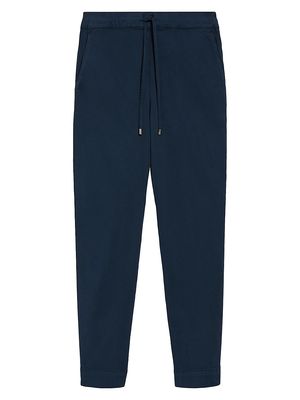 Women's Terreno Stretch Cotton Drawstring Pants - Navy - Size 0