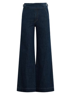 Women's The Double-Buckle Wide-Leg Sailor Pants - Out Of Control - Size 26