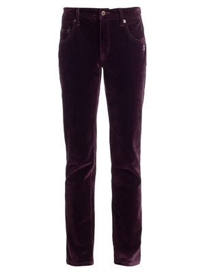 Women's The Ultra Velvet Skinny Jeans - Burgundy - Size 26 - Burgundy - Size 26