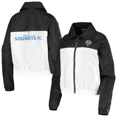 Women's The Wild Collective Black Seattle Sounders FC Anthem Full-Zip Jacket
