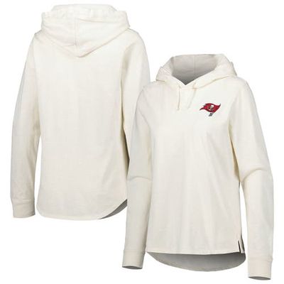 Women's Tommy Bahama Cream Tampa Bay Buccaneers Ashby Isles Jersey Pullover Hoodie