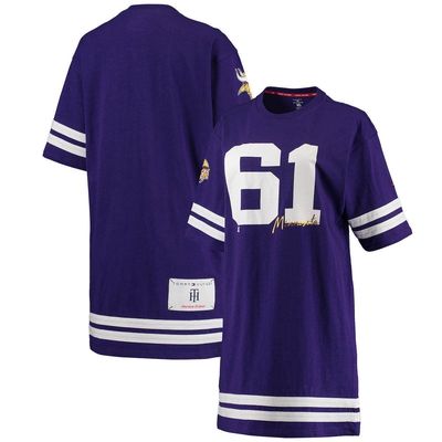 Women's Tommy Hilfiger Purple Minnesota Vikings Clair Half-Sleeve Dress