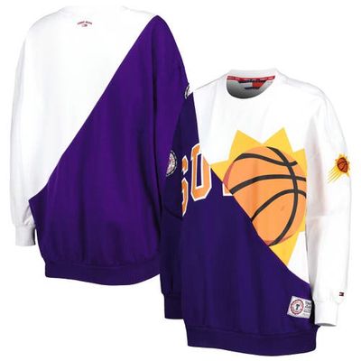 Women's Tommy Jeans Purple/White Phoenix Suns Ariel Pullover Sweatshirt