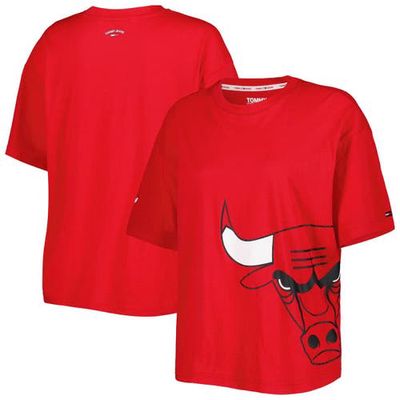 Women's Tommy Jeans Red Chicago Bulls Bianca T-Shirt