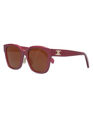 Women's Triomphe 55MM Square Sunglasses - Pink