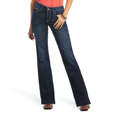 Women's Trouser Perfect Rise Aisha Wide Leg Jeans in Missouri, Size: 22W Regular by Ariat