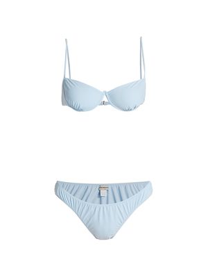 Women's Two-Piece Paolina Bikini Set - Celeste - Size Small - Celeste - Size Small