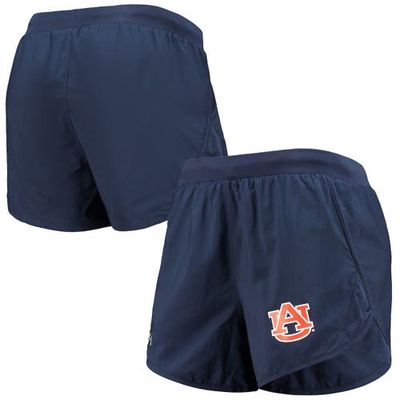 Women's Under Armour Navy Auburn Tigers Fly By Run 2.0 Performance Shorts