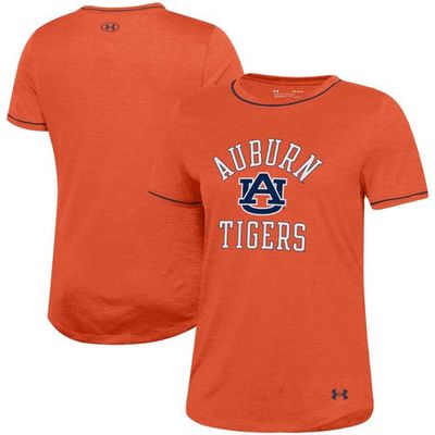 Women's Under Armour Orange Auburn Tigers Gameday Tech Twist Performance T-Shirt
