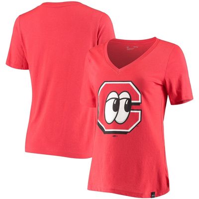 Women's Under Armour Red Chattanooga Lookouts Performance V-Neck T-Shirt
