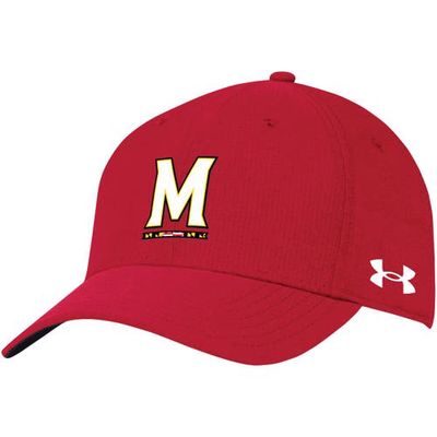Women's Under Armour Red Maryland Terrapins Logo Adjustable Hat