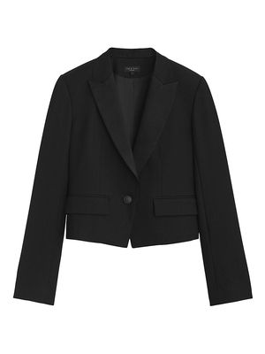 Women's Valerie Wool Jacket - Black - Size 4