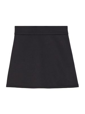 Women's Varna Jersey Miniskirt - Black - Size Large