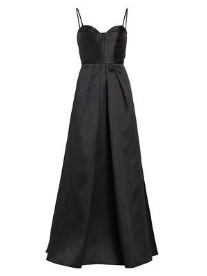 Women's Vernise Sweetheart A-Line Gown - Black - Size 4