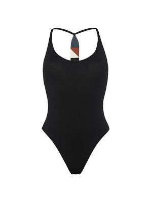 Women's Virtuosa One-Piece Swimsuit - Noir - Size 8