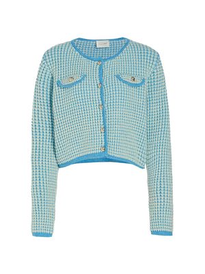 Women's Warm Your Heart Cardigan - French Blue - Size XS