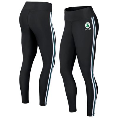 Women's WEAR by Erin Andrews Black Boston Celtics Color-Block Leggings