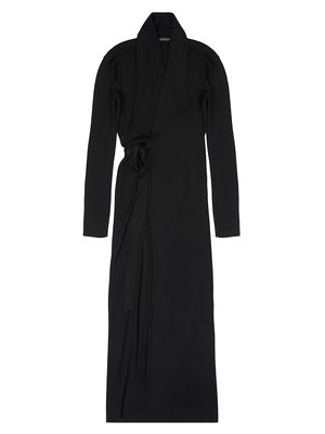 Women's Wrap Dress - Black - Size Small