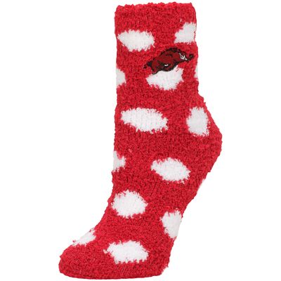 Women's ZooZatz Arkansas Razorbacks Plush Dot Socks
