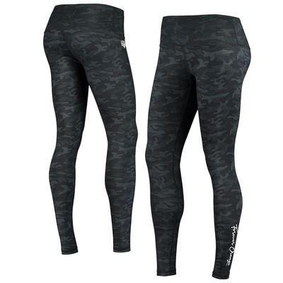 Women's ZooZatz Black Houston Dynamo FC Custom Stacked Camo Leggings