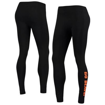 Women's ZooZatz Black Oregon State Beavers Fleece Lined 2.0 Leggings