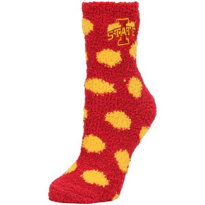 Women's ZooZatz Iowa State Cyclones Plush Dot Socks
