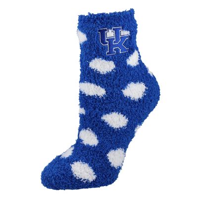 Women's ZooZatz Kentucky Wildcats Plush Dot Socks