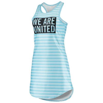 Women's ZooZatz Light Blue Minnesota United FC Striped Tank Dress