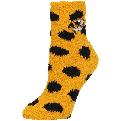 Women's ZooZatz Missouri Tigers Plush Dot Socks
