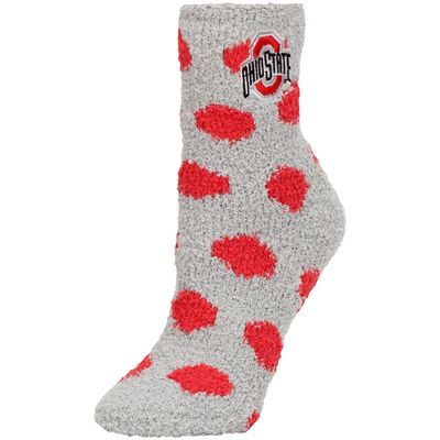 Women's ZooZatz Ohio State Buckeyes Plush Dot Socks