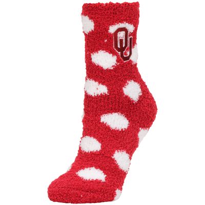 Women's ZooZatz Oklahoma Sooners Plush Dot Socks