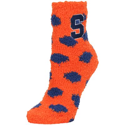 Women's ZooZatz Syracuse Orange Plush Dot Socks