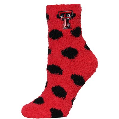 Women's ZooZatz Texas Tech Red Raiders Plush Dot Socks