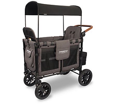 Wonderfold Wagon W2 Luxe Premium Push Double Stroller